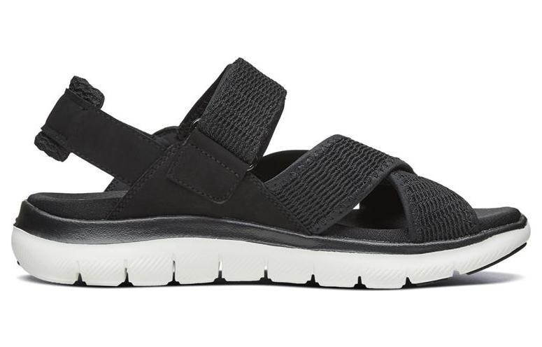 Order (Women) Skechers Flex Appeal 2.0 'Black Casual Sport Sandal' 66666154-BLK