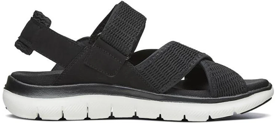 (Women) Skechers Flex Appeal 2.0 'Black Casual Sport Sandal' 66666154-BLK Order (Women) Skechers Flex Appeal 2.0 'Black Casual Sport Sandal' 66666154-BLK