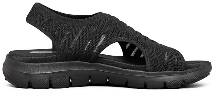 (Women) Skechers Flex Appeal 2.0 'Fashion Sandal Black' 119121-BBK Order (Women) Skechers Flex Appeal 2.0 'Fashion Sandal Black' 119121-BBK