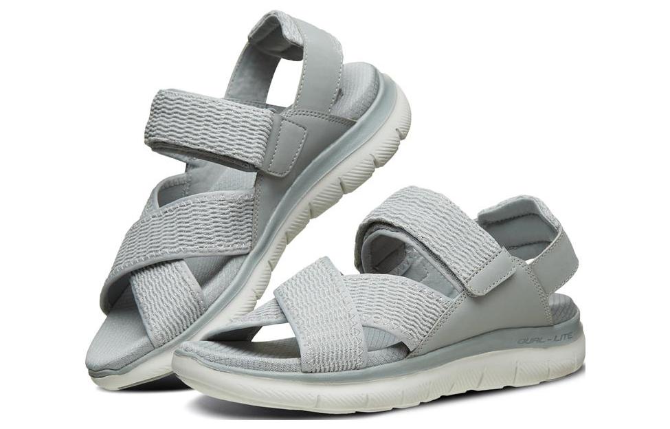 Lookbook (Women) Skechers Flex Appeal 2.0 'Light Grey' 66666154-LTGY
