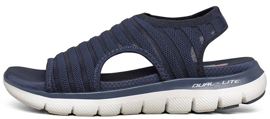 (Women) Skechers Flex Appeal 2.0 'Navy Blue Fashion Sandal' 119121-NVY Buy (Women) Skechers Flex Appeal 2.0 'Navy Blue Fashion Sandal' 119121-NVY