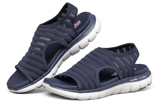 (Women) Skechers Flex Appeal 2.0 'Navy Blue Fashion Sandal' 119121-NVY Lookbook (Women) Skechers Flex Appeal 2.0 'Navy Blue Fashion Sandal' 119121-NVY