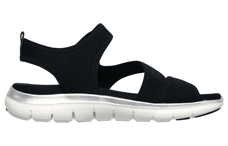 Order (Women) Skechers Flex Appeal 2.0 'Summer Patrol Black' 39075-BLK