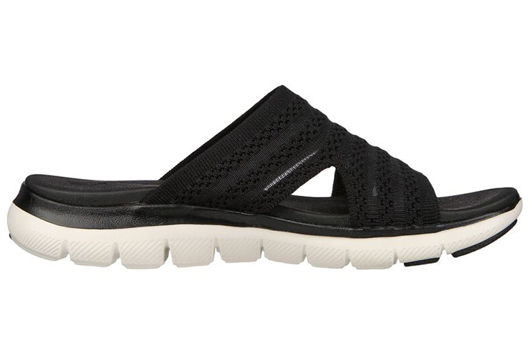 Order (Women) Skechers Flex Appeal 2.5 'Black and White' 119270-BLK