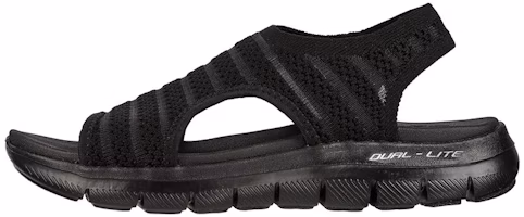 (Women) Skechers Flex Appeal 2.5 'Boldest All Black' 119271-BBK (Women) Skechers Flex Appeal 2.5 'Boldest All Black' 119271-BBK