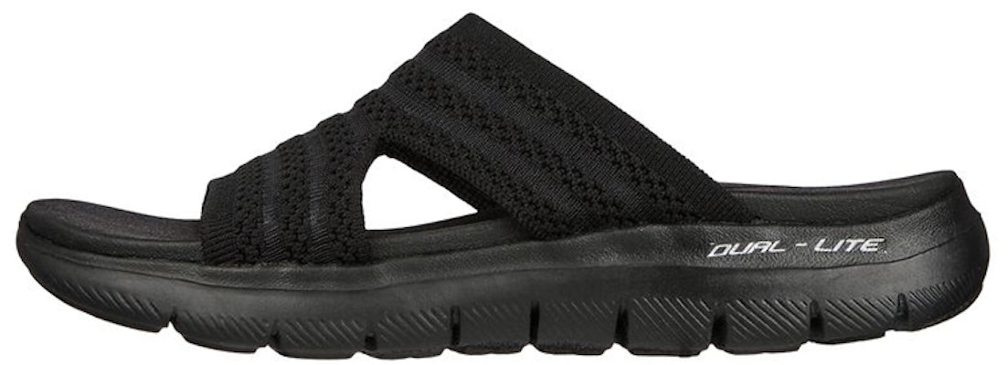 (Women) Skechers Flex Appeal 2.5 'Casual Comfort Sandal Black' 119270-BBK Buy (Women) Skechers Flex Appeal 2.5 'Casual Comfort Sandal Black' 119270-BBK