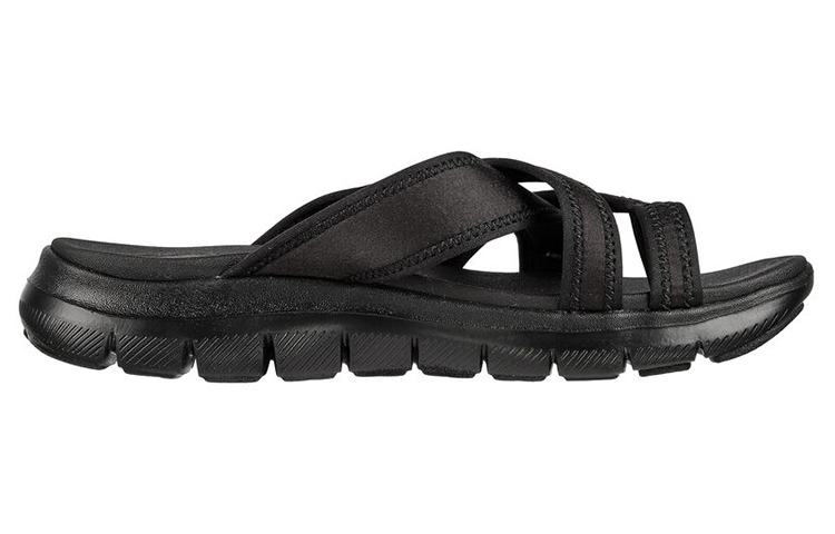 Order (Women) Skechers Flex Appeal 2.5 Slippers 'Casual Comfort Black' 119248-BBK