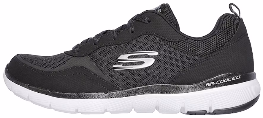 (Women) Skechers Flex Appeal 3.0 'Black and White' 13069-BKW Buy (Women) Skechers Flex Appeal 3.0 'Black and White' 13069-BKW