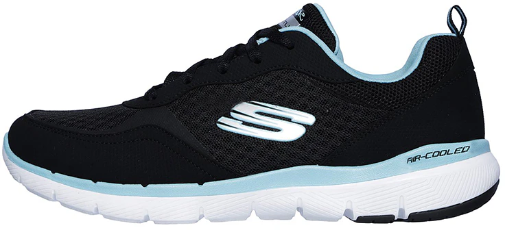 women-skechers-flex-appeal-3-0-black-blue-13069-bktq