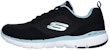 (Women) Skechers Flex Appeal 3.0 'Black Blue' 13069-BKTQ