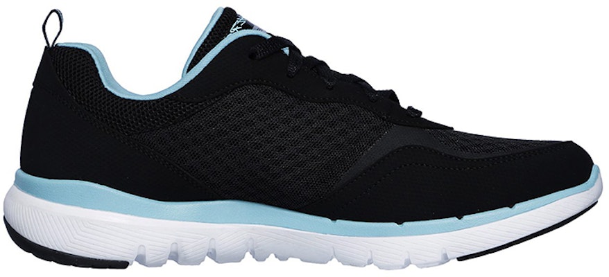 (Women) Skechers Flex Appeal 3.0 'Black Blue' 13069-BKTQ Order (Women) Skechers Flex Appeal 3.0 'Black Blue' 13069-BKTQ