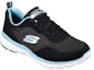 Lookbook (Women) Skechers Flex Appeal 3.0 'Black Blue' 13069-BKTQ