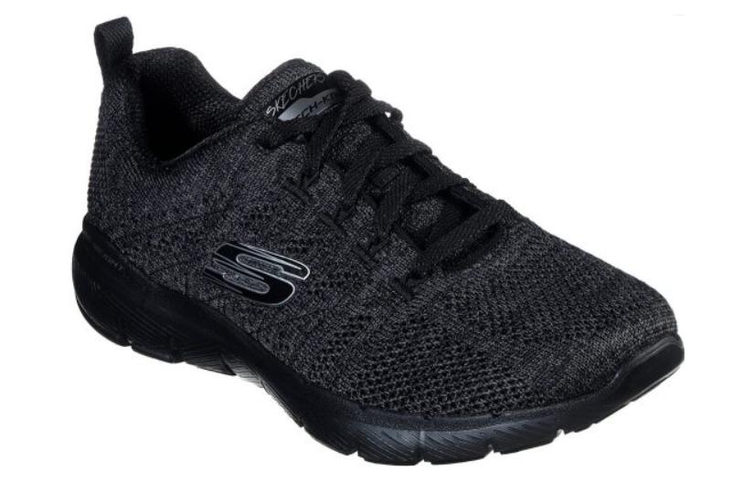 Lookbook (W) Skechers Flex Appeal 3.0 'Negro Casual' 13077-BKCC