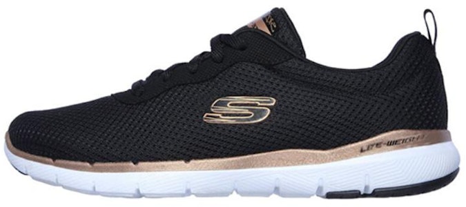 (W) Skechers Flex Appeal 3.0 '黑金' 女鞋 13070-BKRG Buy (W) Skechers Flex Appeal 3.0 '黑金' 女鞋 13070-BKRG