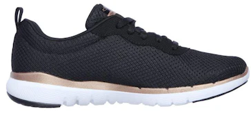 Order Skechers Flex Appeal 3.0 減震耐磨防滑 低幫 跑步鞋 女款 黑金