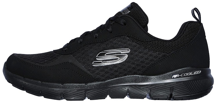 women-skechers-flex-appeal-3-0-black-golf-low-13069-bbk