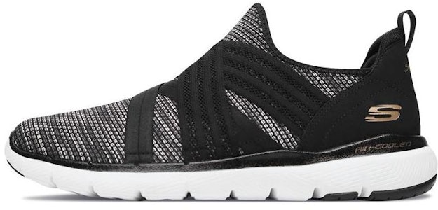 Skechers 彈力魅力 3.0 防滑透氣回彈 低幫 運動休閒鞋 女款 黑白 Buy Skechers 彈力魅力 3.0 防滑透氣回彈 低幫 運動休閒鞋 女款 黑白