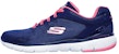 (W) Skechers Flex Appeal 3.0 'Biru Merah' 13059-NVHP