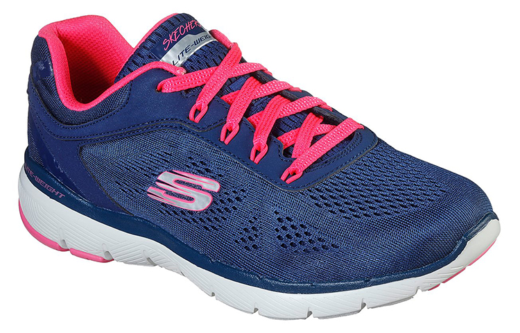 Lookbook (Women) Skechers Flex Appeal 3.0 'Blue Red' 13059-NVHP