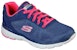 (W) Skechers Flex Appeal 3.0 'Biru Merah' 13059-NVHP