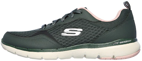 (Women) Skechers Flex Appeal 3.0 'Dark Green' 13069-OLPK (Women) Skechers Flex Appeal 3.0 'Dark Green' 13069-OLPK