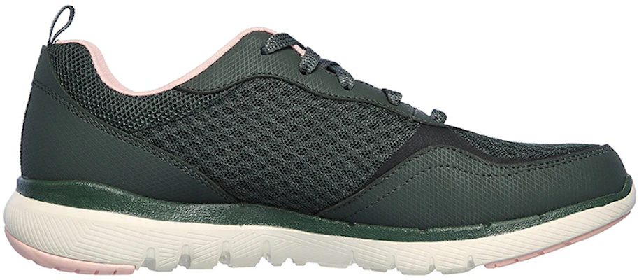 (Women) Skechers Flex Appeal 3.0 'Dark Green' 13069-OLPK Order (Women) Skechers Flex Appeal 3.0 'Dark Green' 13069-OLPK