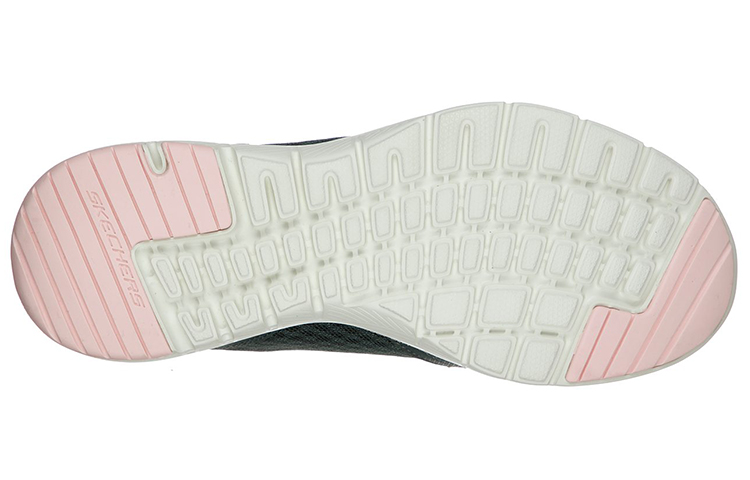 Shop Skechers 女士 Flex Appeal 3.0 低帮運動鞋 墨綠色