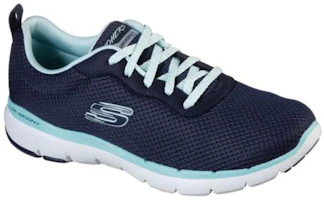 Lookbook Skechers Flex Appeal 3.0 防滑耐磨輕便 低筒 跑步鞋 女款 深藍
