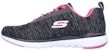 (Women) Skechers Flex Appeal 3.0 'Grey Purple' 13067-BKHP