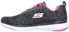 Buy (Women) Skechers Flex Appeal 3.0 'Grey Purple' 13067-BKHP