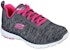 (Women) Skechers Flex Appeal 3.0 'Grey Purple' 13067-BKHP