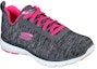 Lookbook (Women) Skechers Flex Appeal 3.0 'Grey Purple' 13067-BKHP