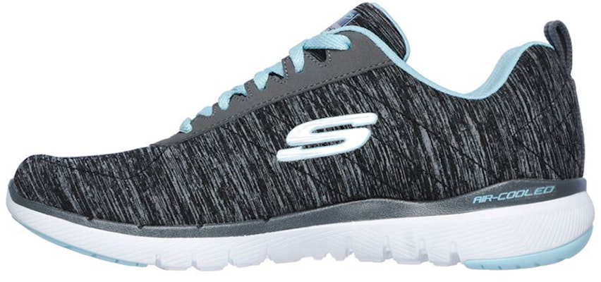 (Women) Skechers Flex Appeal 3.0 'Insiders Black Blue' 13067-BKLB Buy (Women) Skechers Flex Appeal 3.0 'Insiders Black Blue' 13067-BKLB