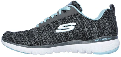 (Women) Skechers Flex Appeal 3.0 'Insiders Black Blue' 13067-BKLB (Women) Skechers Flex Appeal 3.0 'Insiders Black Blue' 13067-BKLB