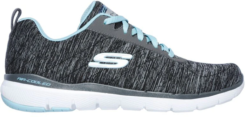 (Women) Skechers Flex Appeal 3.0 'Insiders Black Blue' 13067-BKLB Order (Women) Skechers Flex Appeal 3.0 'Insiders Black Blue' 13067-BKLB