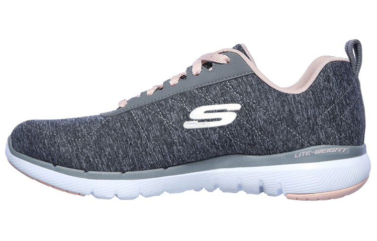(Women) Skechers Flex Appeal 3.0 'Insiders Grey Pink' 13067-GYLP