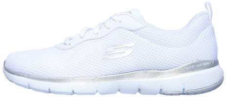 (Women) Skechers Flex Appeal 3.0 'White Comfort' 13070-WSL (Women) Skechers Flex Appeal 3.0 'White Comfort' 13070-WSL