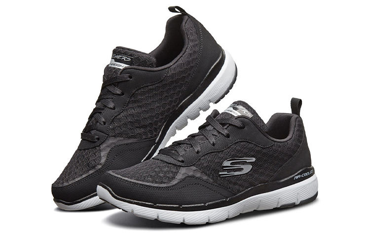 Lookbook (W) Skechers Flex Appeal 3.0 Lage Sneakers Zwart 66666194-BLK