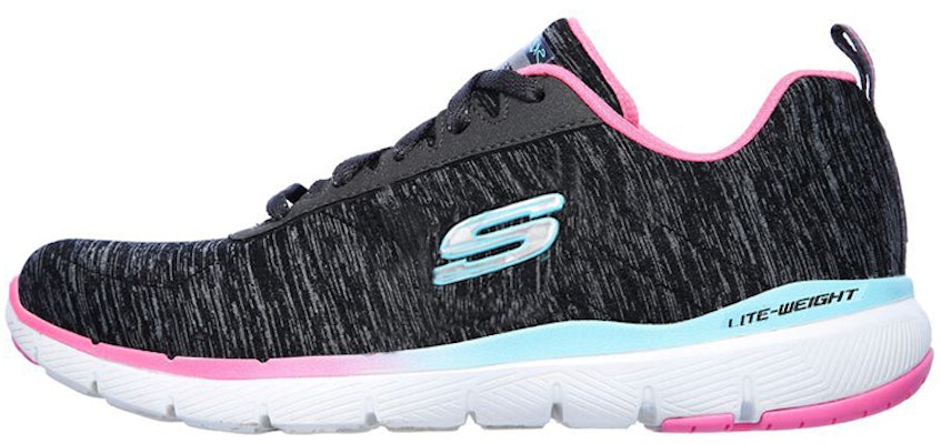 (Women) Skechers Flex Appeal 3.0 Low-Top Gray/Pink 149008-BKMT Buy (Women) Skechers Flex Appeal 3.0 Low-Top Gray/Pink 149008-BKMT
