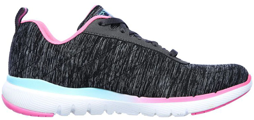 (W) Skechers Flex Appeal 3.0 Low-Top Grijs/Roze 149008-BKMT Order (W) Skechers Flex Appeal 3.0 Low-Top Grijs/Roze 149008-BKMT