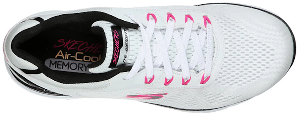 (W) Skechers Flex Appeal 3.0 Lage Sportschoen Wit/Zwart/Roze 13474-WBHP Lookbook (W) Skechers Flex Appeal 3.0 Lage Sportschoen Wit/Zwart/Roze 13474-WBHP