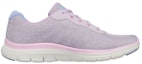 Order (W) Skechers Flex Appeal 4.0 - Fresh Move Kasut Rendah Ungu 149570-LAV