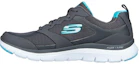 Buy (Women) Skechers Flex Appeal 4.0 'Active Flow Grey Blue' 149305-CCTQ