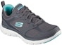 Lookbook (W) Skechers Flex Appeal 4.0 'Active Flow Kelabu Biru' 149305-CCTQ