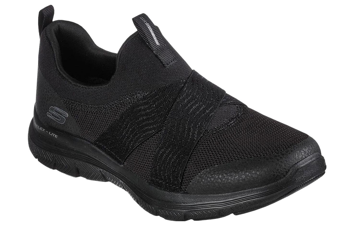 Lookbook (W) Skechers Flex Appeal 4.0 'Hitam Keseluruhan' 149578-BBK