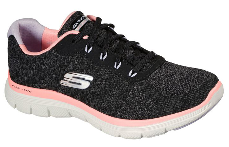 Lookbook (Women) Skechers Flex Appeal 4.0 'Black' 149570-BKCL