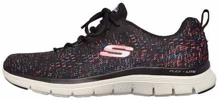 (Women) Skechers Flex Appeal 4.0 Low-Top Black/Blue/Pink 149301-BBLP (Women) Skechers Flex Appeal 4.0 Low-Top Black/Blue/Pink 149301-BBLP