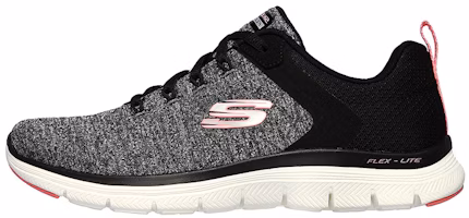 (Women) Skechers Flex Appeal 4.0 'Black Grey' 149307-BKPK (Women) Skechers Flex Appeal 4.0 'Black Grey' 149307-BKPK
