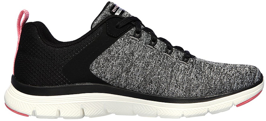 (Women) Skechers Flex Appeal 4.0 'Black Grey' 149307-BKPK Order (Women) Skechers Flex Appeal 4.0 'Black Grey' 149307-BKPK