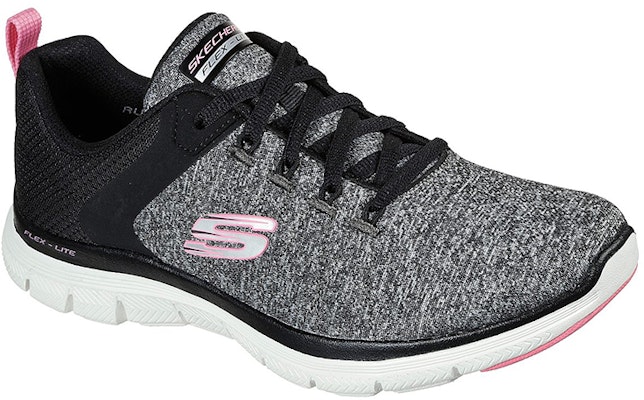 (W) Skechers Flex Appeal 4.0 'Hitam Kelabu' 149307-BKPK Lookbook (W) Skechers Flex Appeal 4.0 'Hitam Kelabu' 149307-BKPK